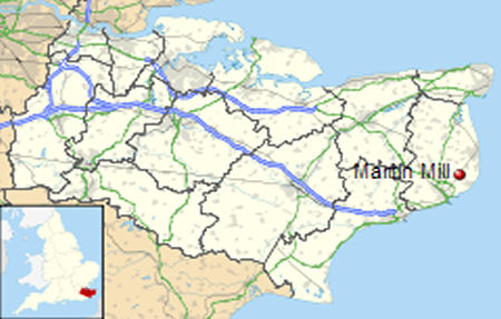 Martin Mill map