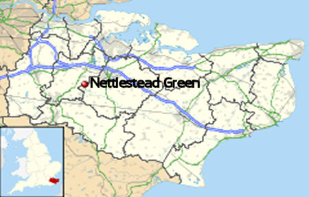 Nettlestead Green map