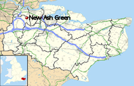 New Ash Green map