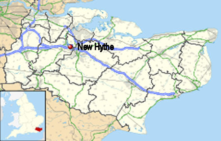Newe Hythe map