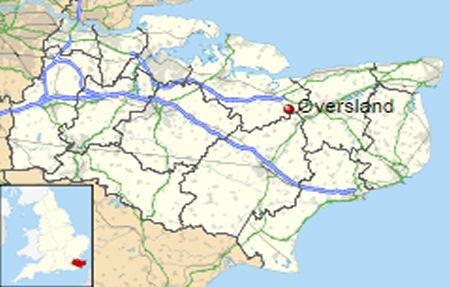 Oversland map