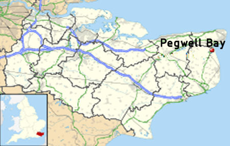 Pegwell Bay map