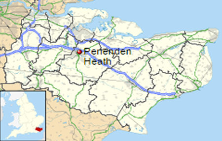 Penenden Heath map