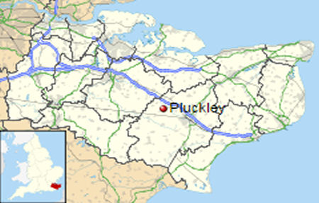 Pluckley map