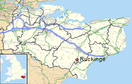 Ruckinge map