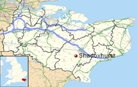 Shadoxhurst map