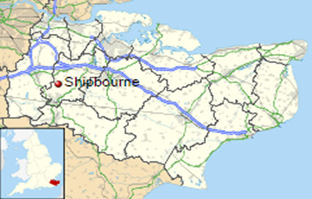 Shipbourne map