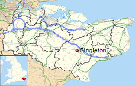Singleton map