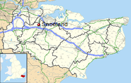 Snodland map