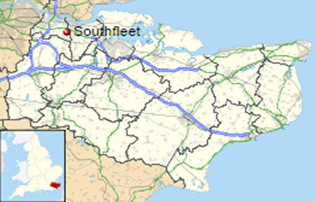 Southfleet map