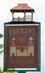 Staple sign