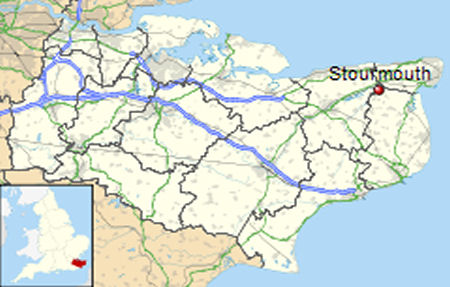 Stourmouth map