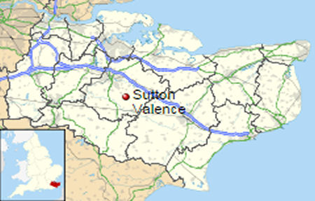 Sutton Valence map