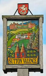 Sutton Valence sign
