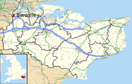 Swanley map