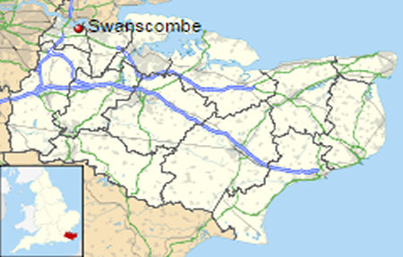 Swanscombe map