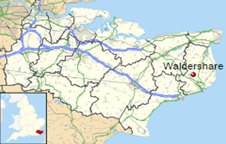 Waldershare map