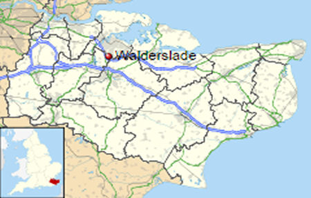 Walderslade map