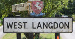 West Langdon sign