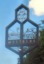 Westbere sign