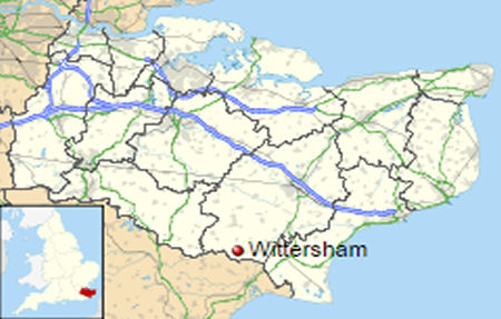 Wittersham map