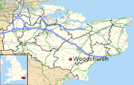 Woodchurch map