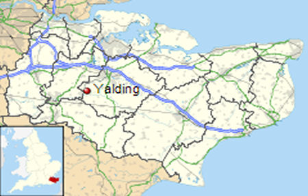 Yalding map