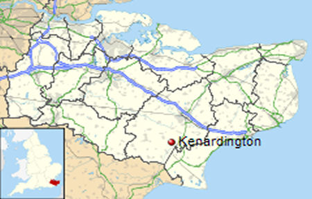 Kenardington map