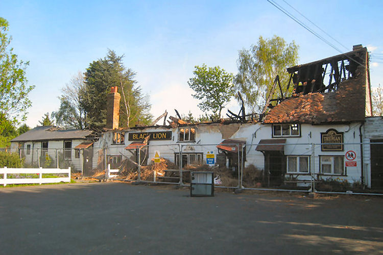 Black Lion 2009 after fire