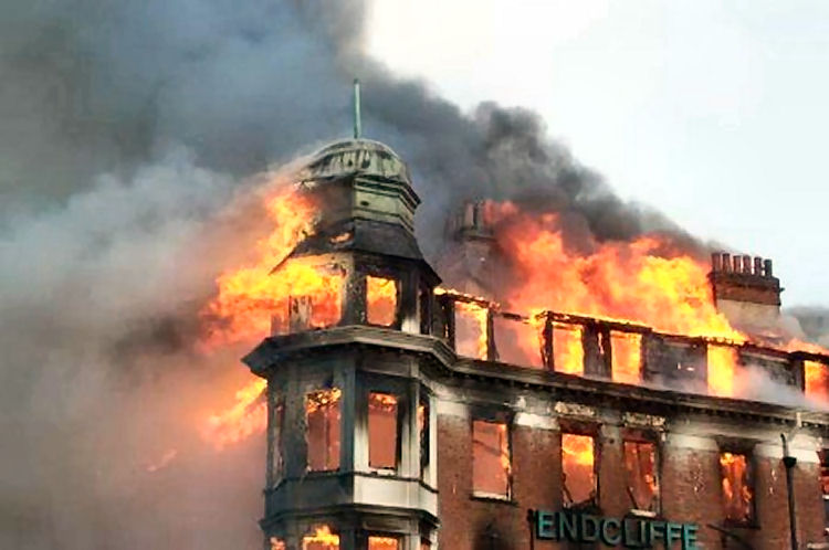Endcliffe Hotel fire 2005