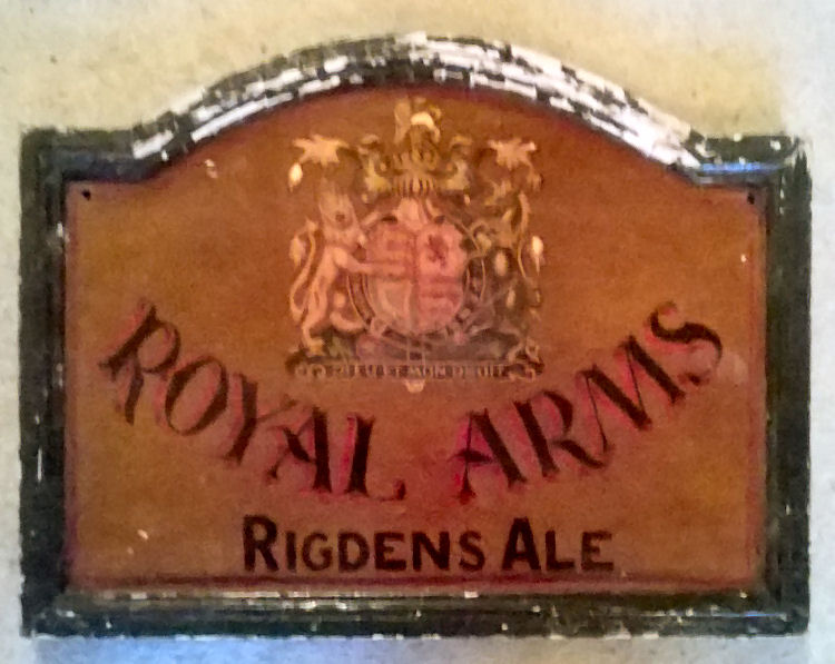 Royal Arms sign