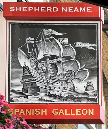 Spanish Galleon sign 2012