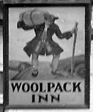 Woolpack Inn sign 1934