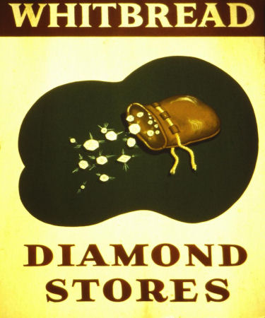 Diamond Stores sign 1980
