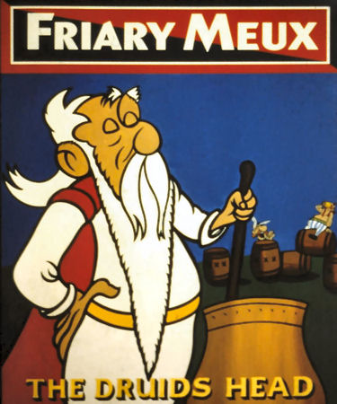 Druid's Head sign 1990