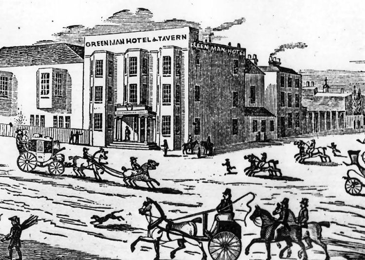 Green Man print 1850