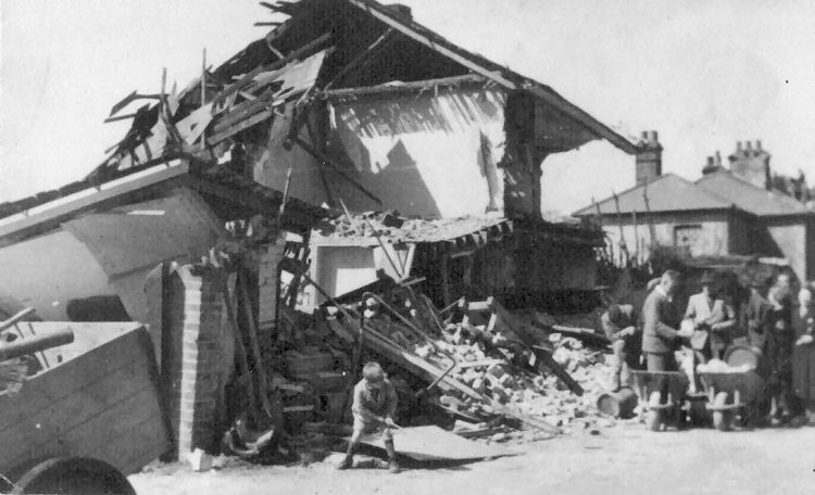 Grenadier bomb damage