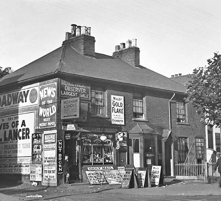 Herbert & Son newsagents 1936