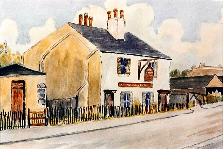 Maid on the Hill watercolour