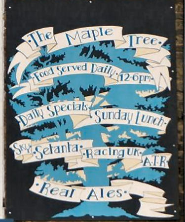 Maple Tree sign 2016