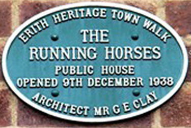 Running Horses plate