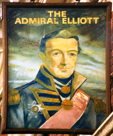 Admiral Elliott sign 1991