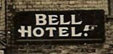 Bell pointing sign 1905