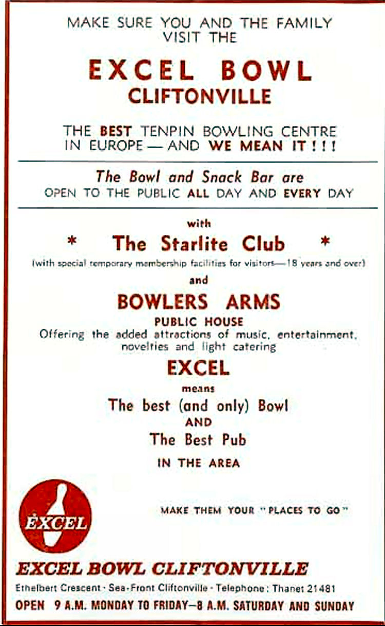 Bowler's Arms advert 1969