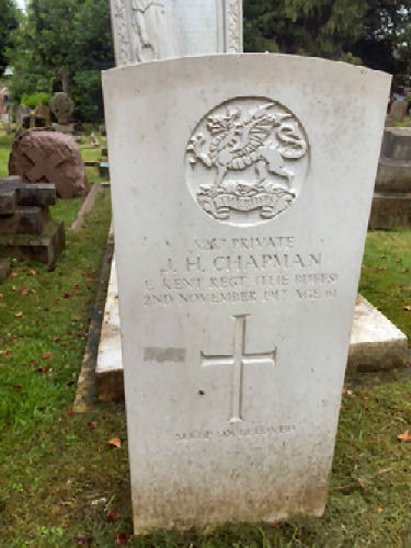 R J Chapman gravestone