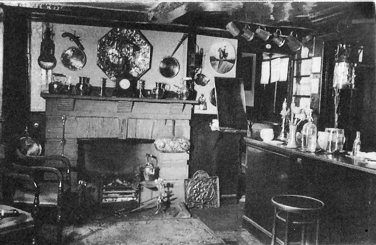 Crown Inn bar 1940s