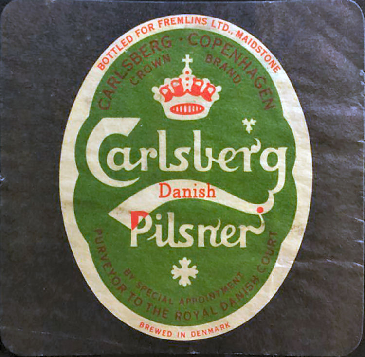 Fremlins Carlsberg label