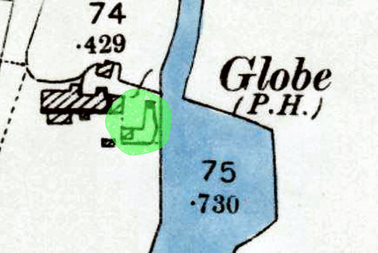 Globe map 1896