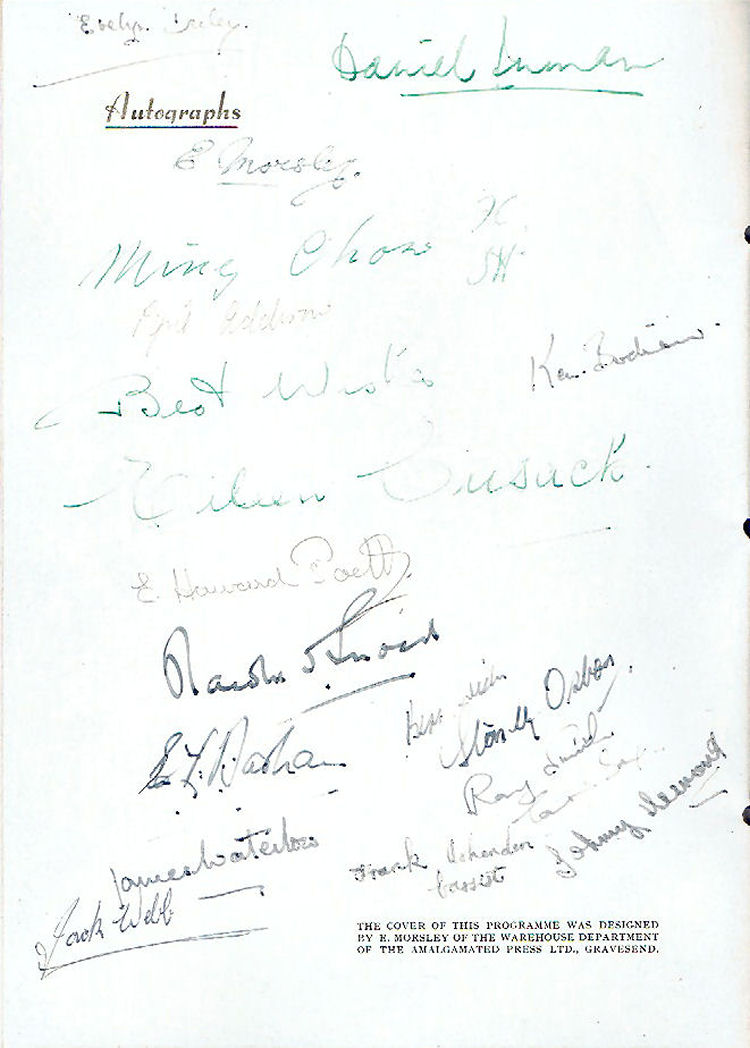 Harmsworth Athletics Golden Jubilee Programme 1952 Page 8