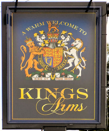 King's Arms sign 2015